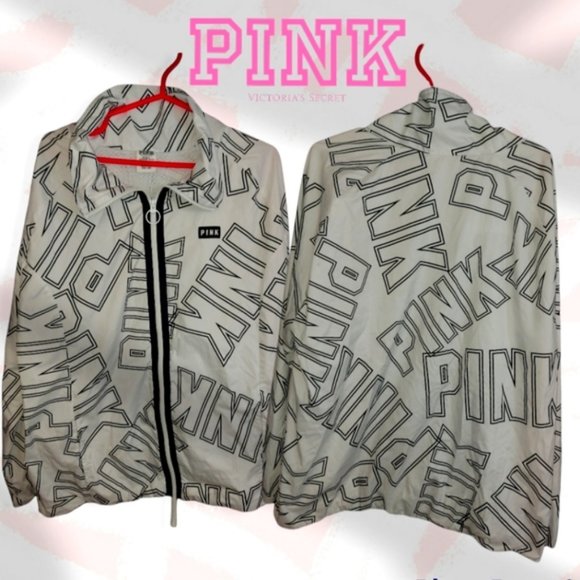 ? Final Price ? PINK Victorias Secret Wind Breaker - Picture 1 of 10